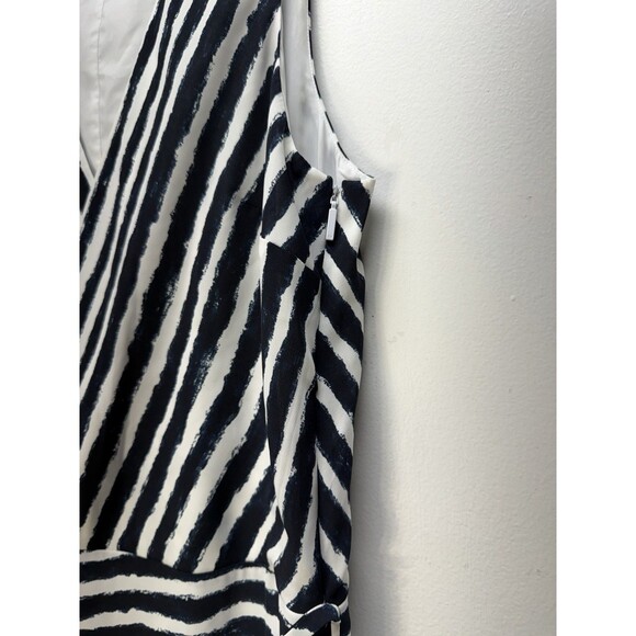 Armani Exchange Women's Wrap Visitar › Stripe Printed Maxi Dress V Neck 10 - Picture 6 of 16